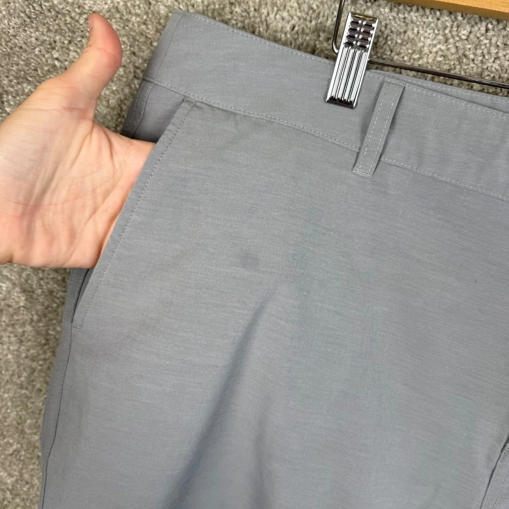 Faherty All Day Shorts Mens 38 Gray Hybrid Stretch Quick Dry Recycled Blend